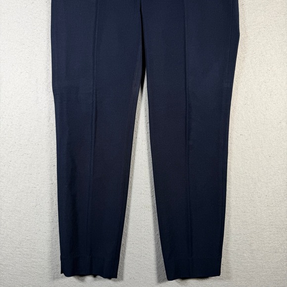 Banana Republic Sloan Navy Blue Straight Leg Career Pants Women's Size 10 - Picture 4 of 12